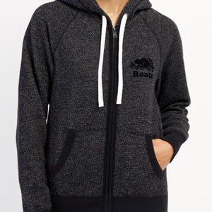 ROOTS Black Pepper Zip Up Hoodie